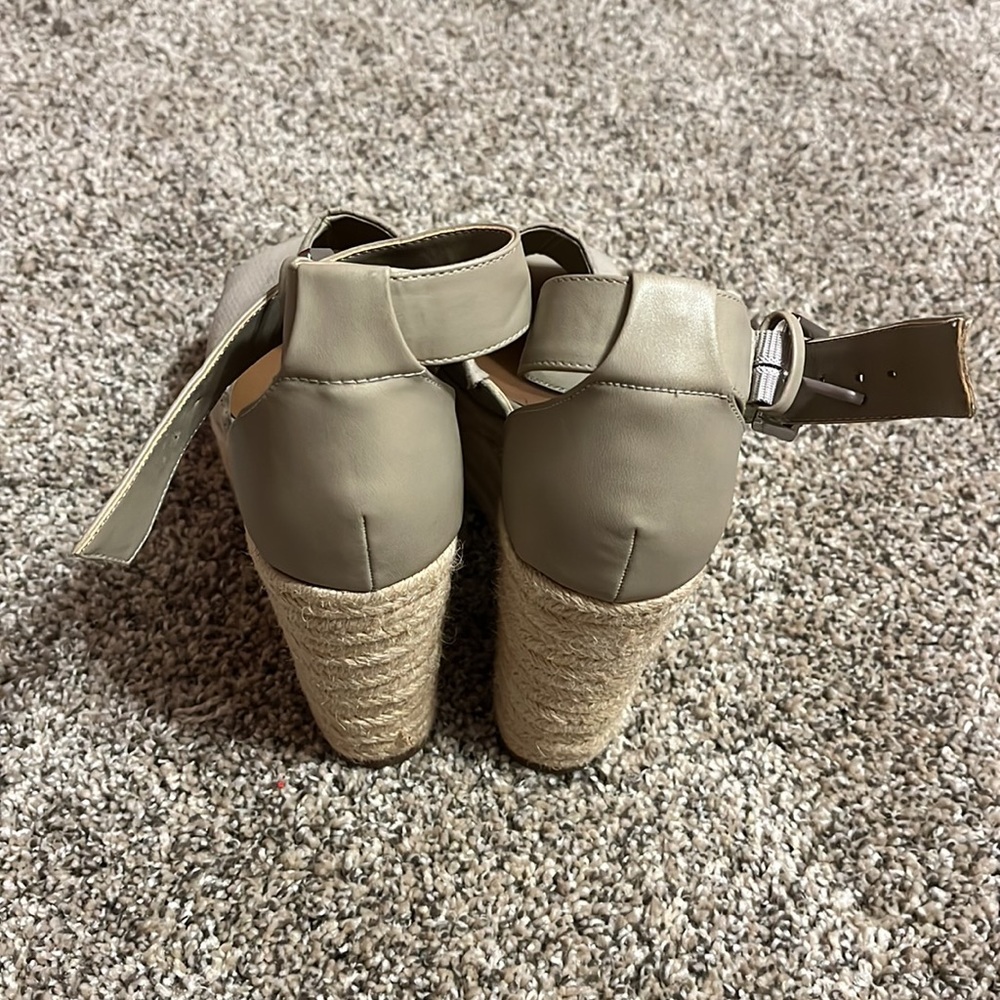 Peep Toe Platform Espadrilles - image 4